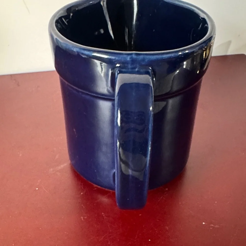 Pfaltzgraff Cobalt Blue Creamer Sugar Bowl 4”